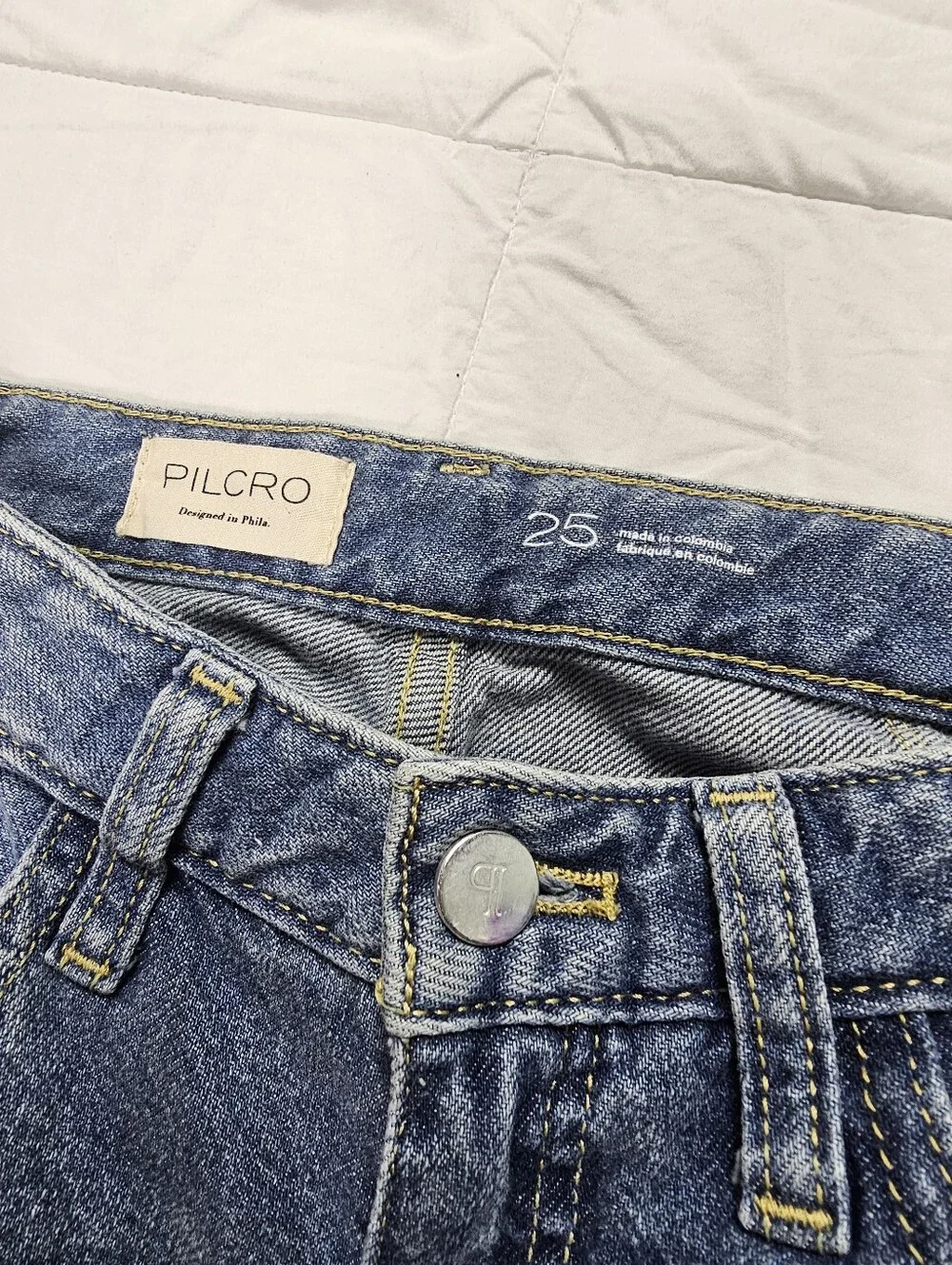 Pilcro Anthropology The Joey High Rise Straight Leg Jeans Women’s Size 25